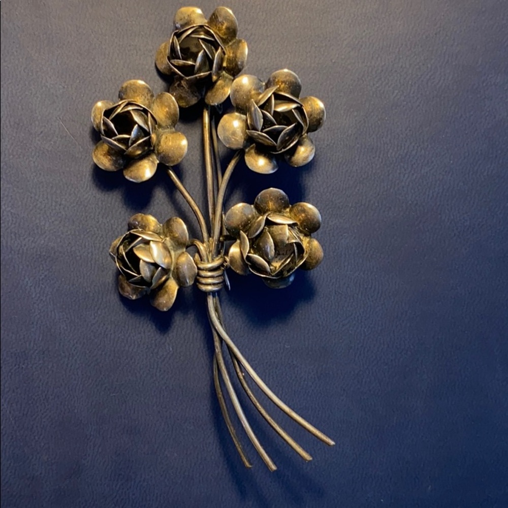 Vintage Sterling Coro Craft Brooch